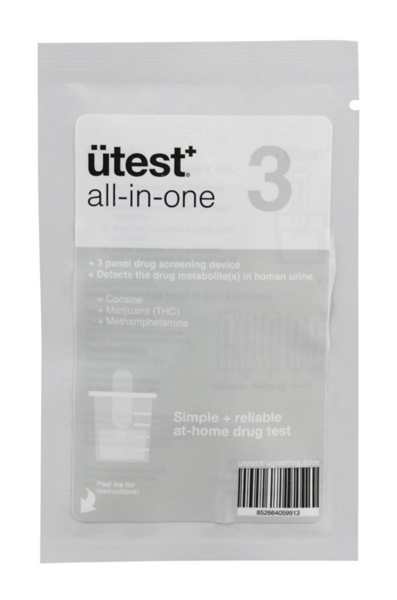 UTest 3 Panel Drug Screen Test - THC/COC/METH