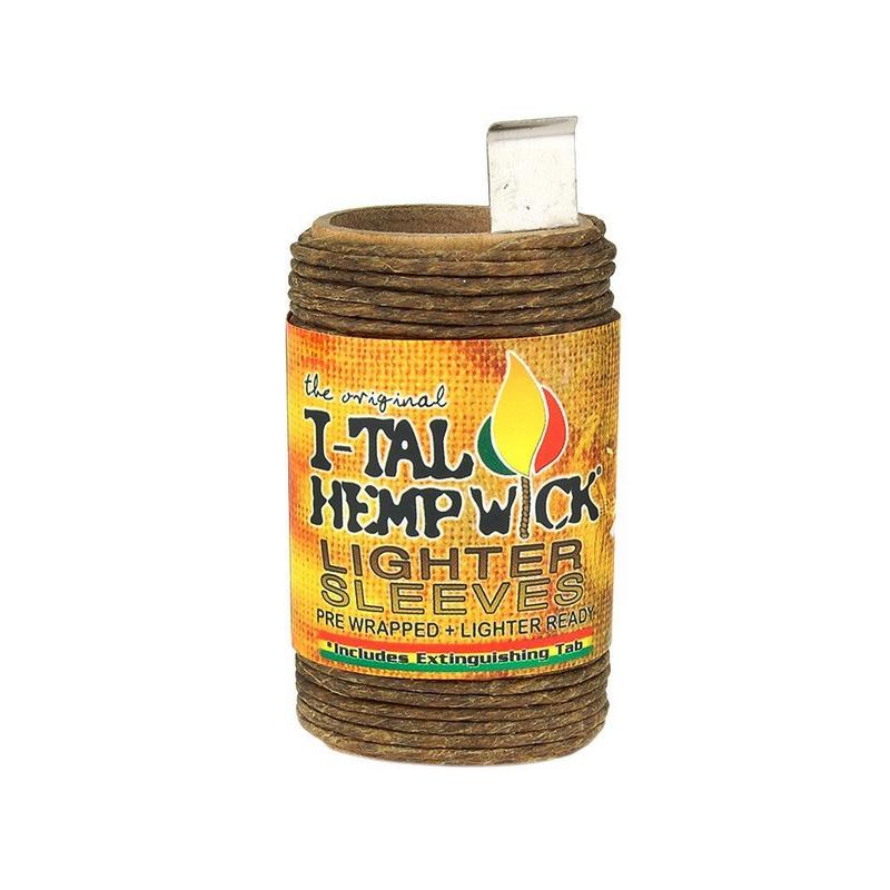 I-Tal Hempwick Lighter Sleeve - 24pc Display