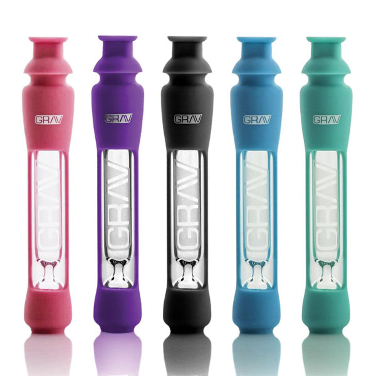 Grav Labs Silicone Taster Pipe - 4" | 12mm | Colors Vary