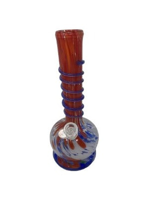 Fire Glass Red Bong