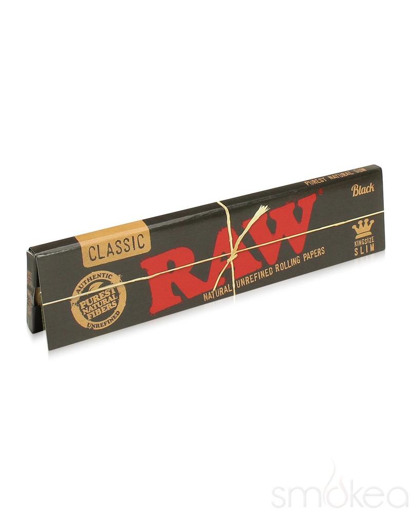 Black RAW Classic King Rolling Papers